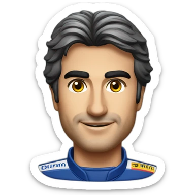 Carlos Sainz ferrari sticker