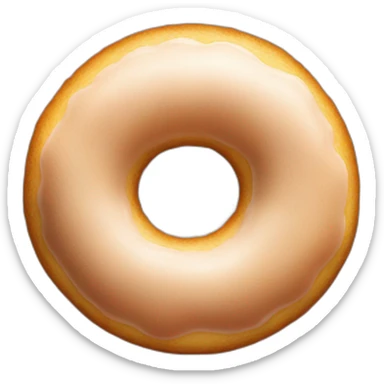 powdered donut sticker