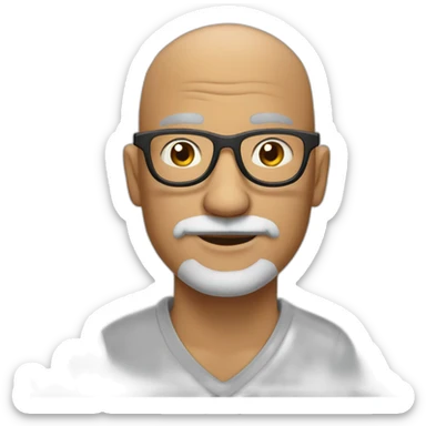 bald-man-with-round-glasses-brown-beard-graying-at-bottom sticker