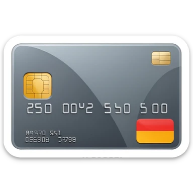 debit card sticker