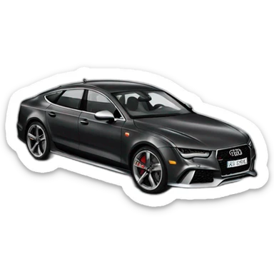 Audi rs7 sticker