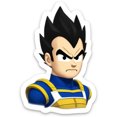 Vegeta ultra ego sticker