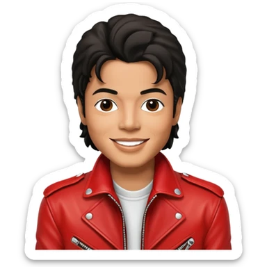 michael jackson beat it  sticker