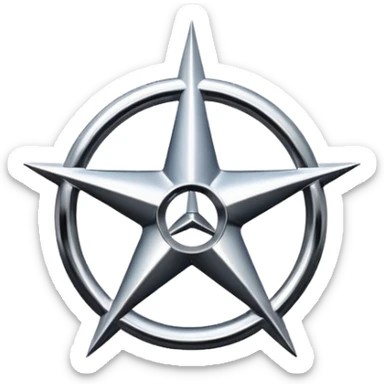 Mercedes logo emoji sticker