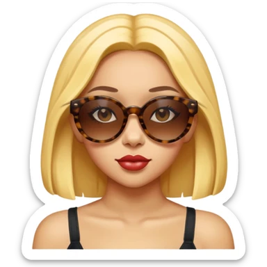 doja cat wear sunglasses sticker