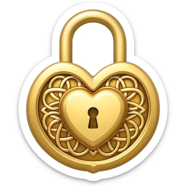 lock with infinity sign above it sticker