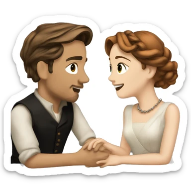 Jack and rose titanic sticker