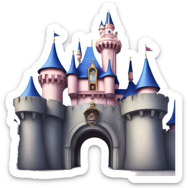 Disneyland Paris castle sticker