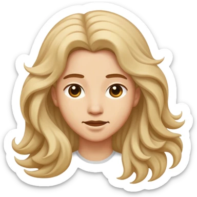 headless and faceless hair sticker