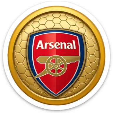 Arsenal football logo sticker