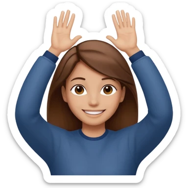 😝 avec main derrière la tête  sticker