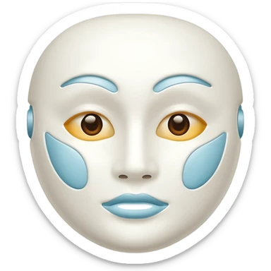 skincare mask without a face sticker