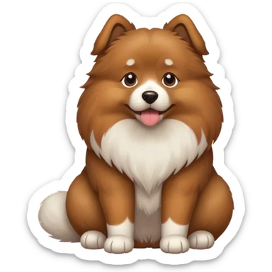 Dog with a big butt sticker