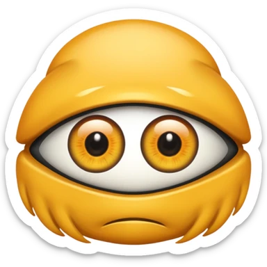 Bulging animal eyes  sticker