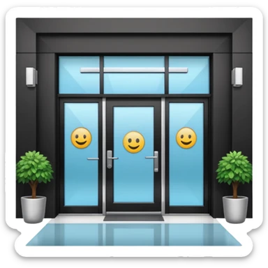 rehabilitation clinic entrance sticker