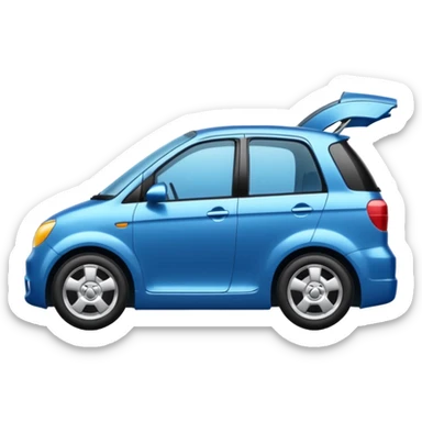 car door open  sticker