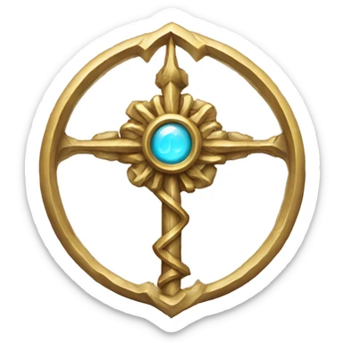 Technomancy Aether-Holy Wand (Supra-Technomancy Righteousness) sticker