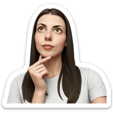 realistic portrait of girl sticker