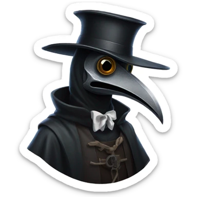 Plague doctor sticker