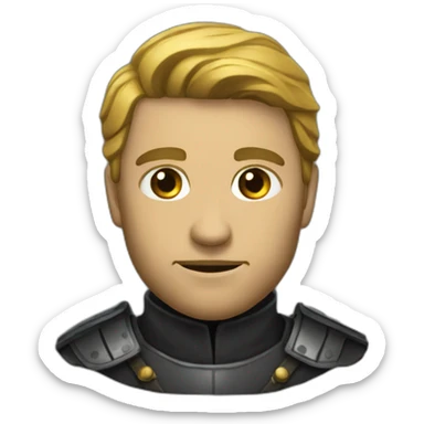 Chevaliers noir sticker