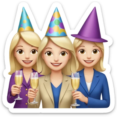 I want an emoji of a lady saying saying hello to a platform group with smiles on her face sticker