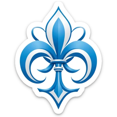 A logo of Olympique of Marseille  sticker