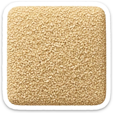 sesame seeds sprinkled on a surface sticker