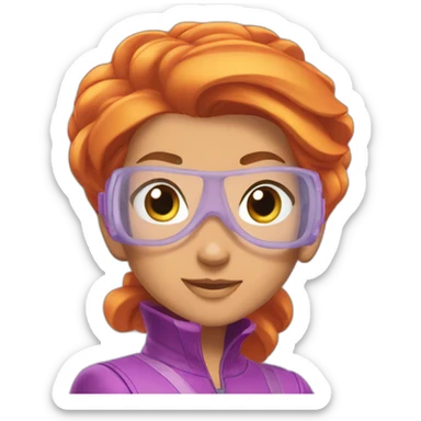 Totally spies cartoon sticker