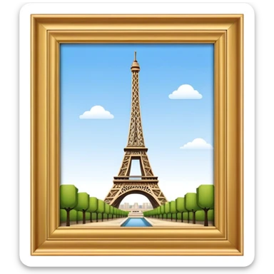eiffel tower sticker