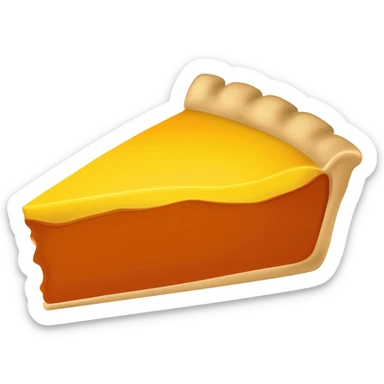 whole thanksgiving pie slice missing sticker