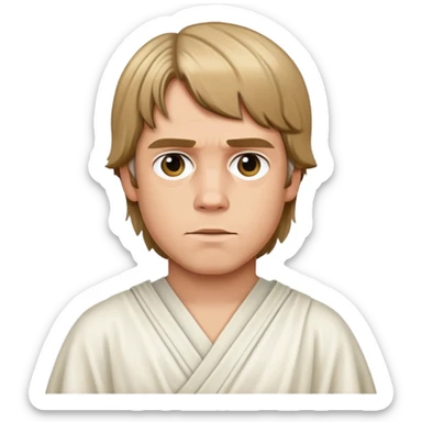 Luke Skyealker Star Wars  sticker