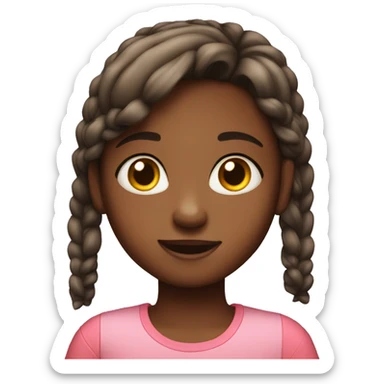 10-year-old birthday girl sticker