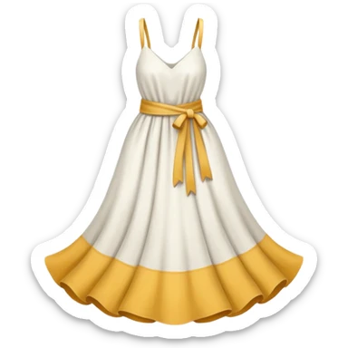 Robe white sticker