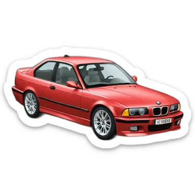 BMW e36 sticker