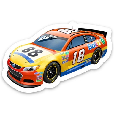 Kyle Busch Car (No. 8) best view sticker