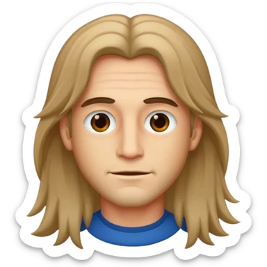 Leon con melena larga sticker