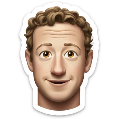 Mark Zuckerberg  sticker