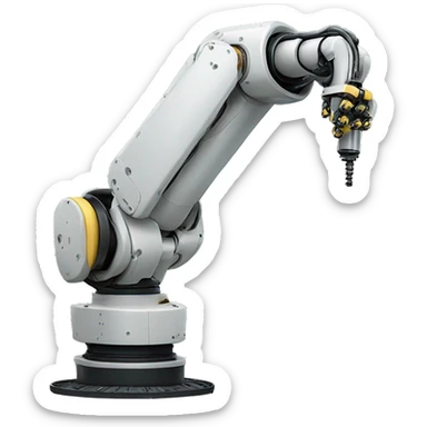industrial robot arm sticker