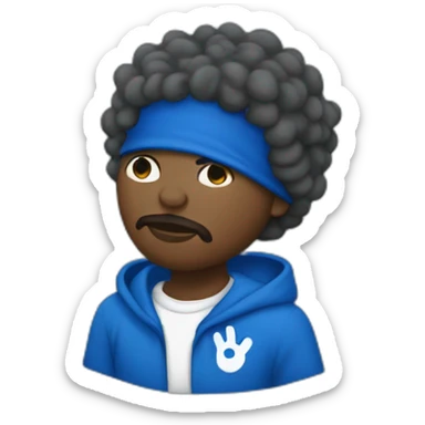Crip peace sticker