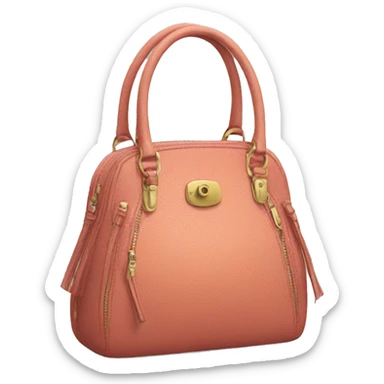 purse with zip sticker