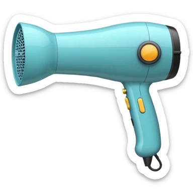 hair dryer sticker