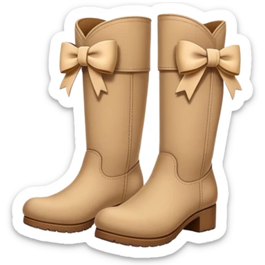Ugh boots with bows sticker