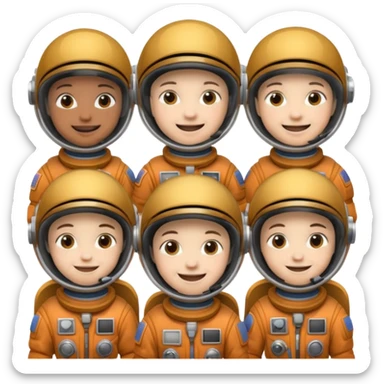Astronaut Kids sticker