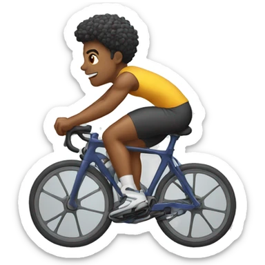 Sportif qui fait une traction  sticker