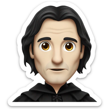 professor severus snape realistic sticker