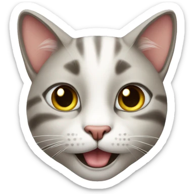 cat fun sticker