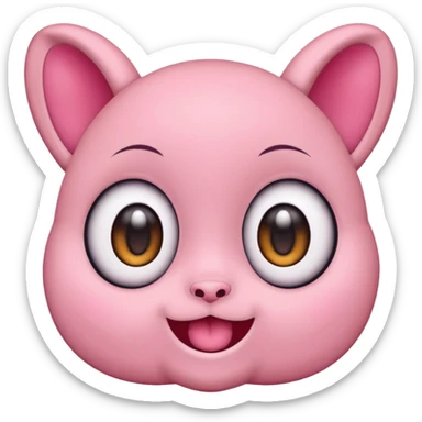 Labubu smiling sticker