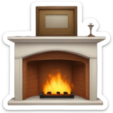 fireplace sticker
