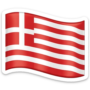 Seeland country flag sticker