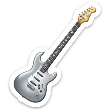 electric guitar little icon sticker